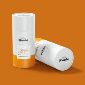 An Elegant approach in designing the cylinder box package for the brand Shvaaha