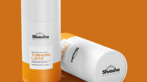 An Elegant approach in designing the cylinder box package for the brand Shvaaha