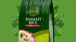 Nutrigain Organics Basmati Rice Package Design