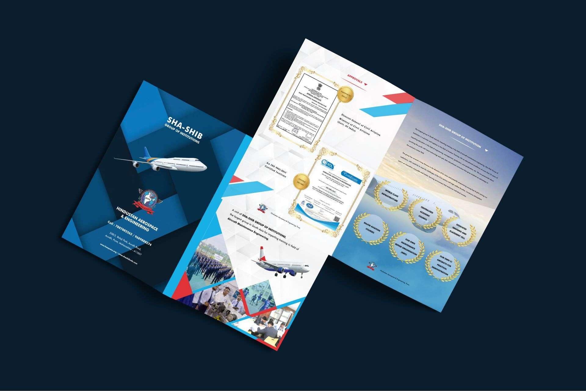 Aviation Brochure Dsign HAE