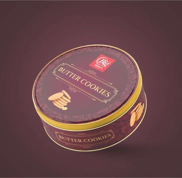 Butter Cookies Sweet Box Packaging Design