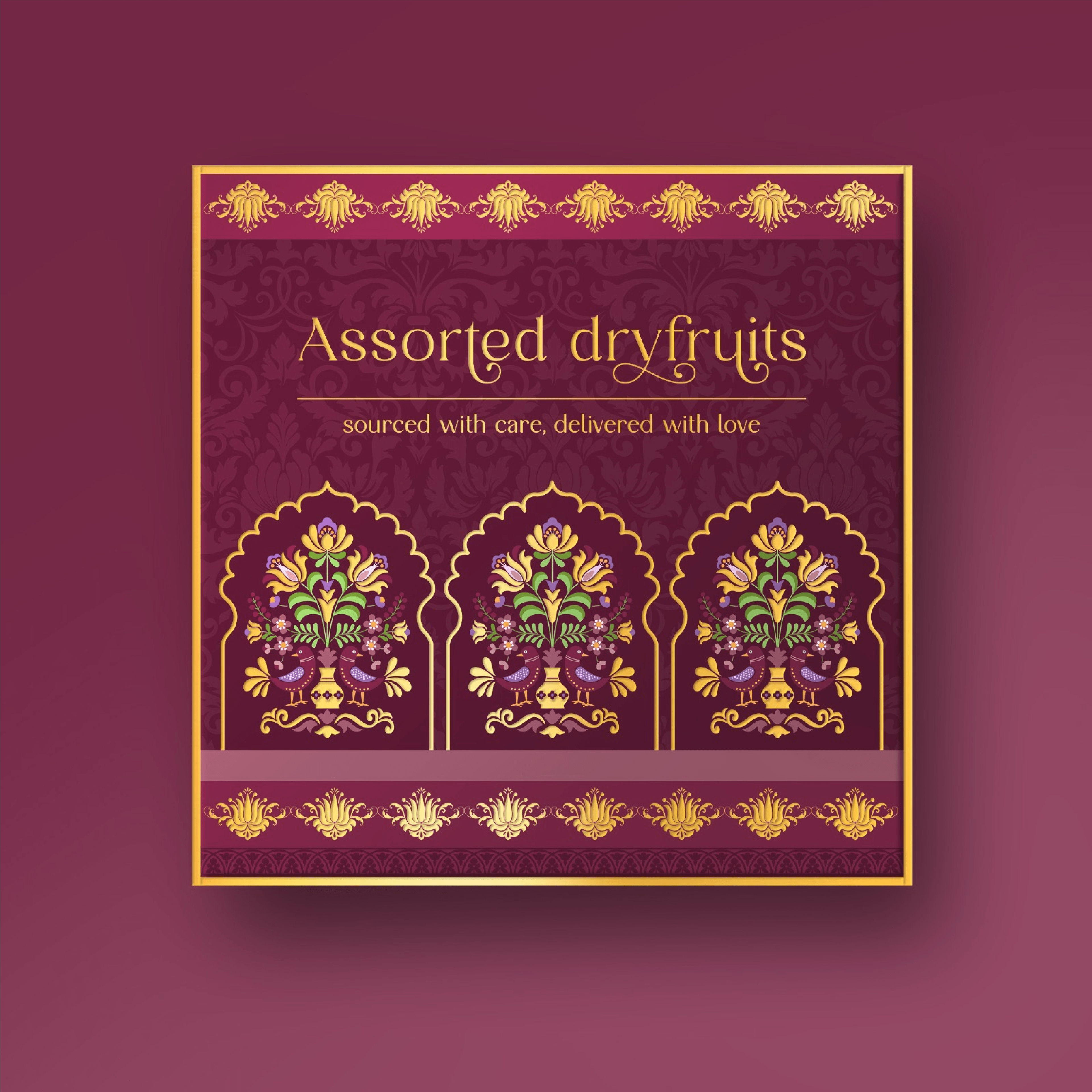 Premium Dry Fruits Packaging Design Rasrang