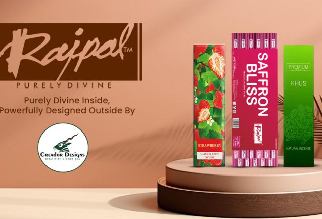Rajpal incense packaging design by creador designs