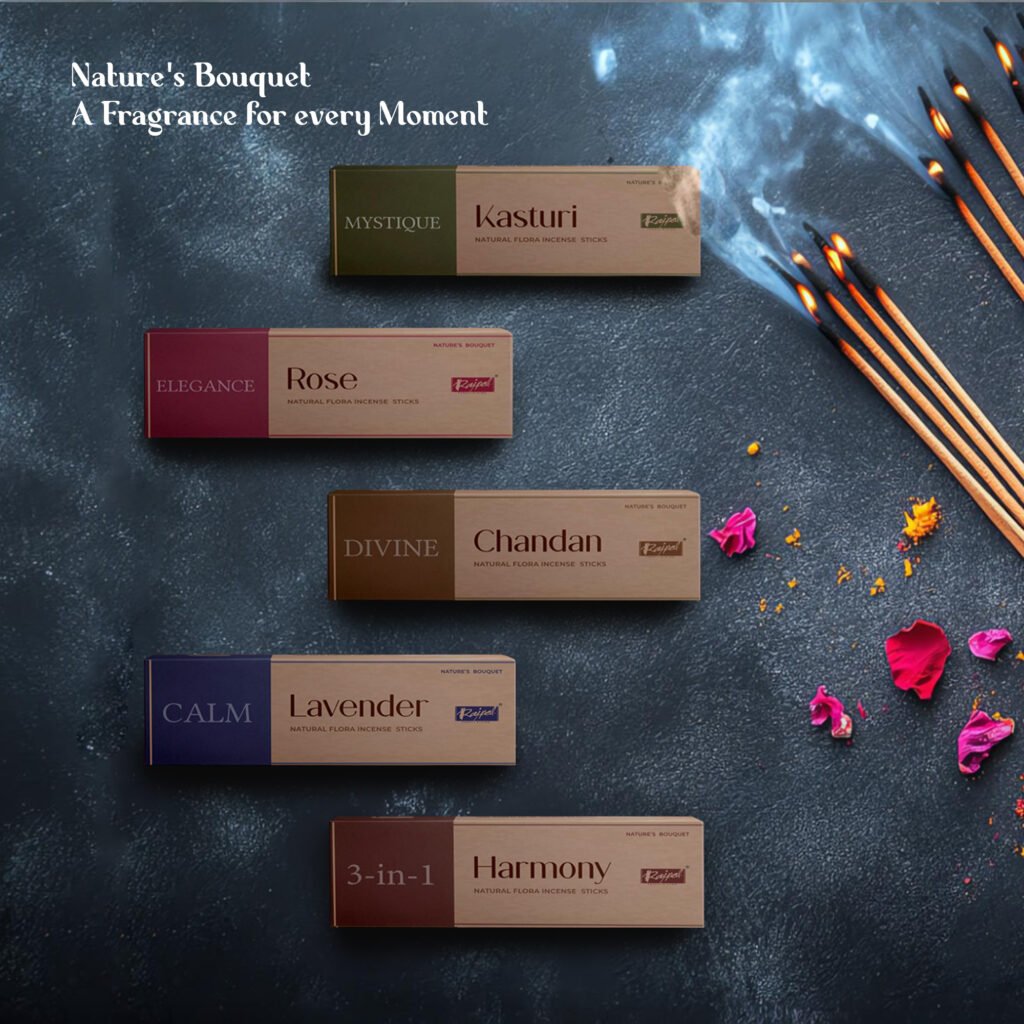 Rajpal incense packaging design by creador designs 