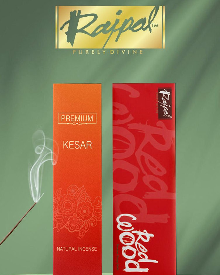 Rajpal incense packaging design by creador designs 